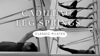 Cadillac Leg Springs Series Classic Pilates 캐딜락 시퀀스클래식필라테스 필라테스강사 맨즈필라테스