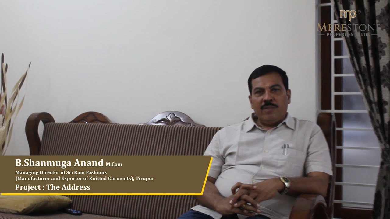 Merestone Properties - The Address - Mr.B.Shanmuga Anand.M,com ...