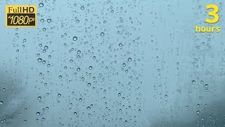 【雨音】車の中で聴く雨の音３時間 / Sound of rain listening to in the car