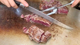 teppanyaki,Salad steak / 铁板烧沙拉牛排 - Chinese Street Food