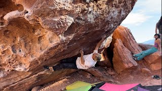 Sean Yoon - Monkey Bar Direct - Red Rock Bouldering (Kraft)