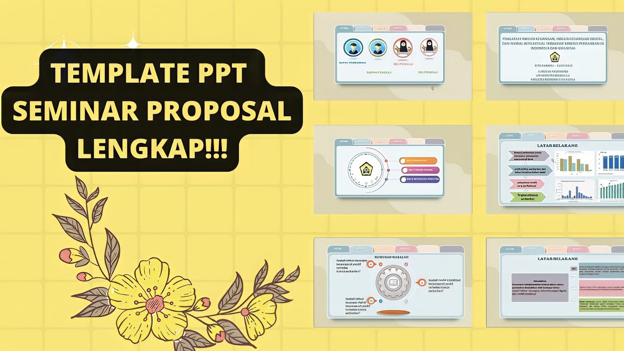 163 Template Ppt Menarik Untuk Seminar Proposal For FREE - MyWeb