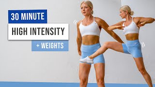 30 MIN HIIT WORKOUT - EMOM Full Body Cardio Workout - With or *Without Weights