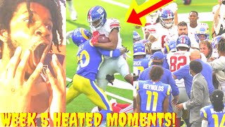 NFL REACTION MOST HEATED MOMENTS OF WEEK 5