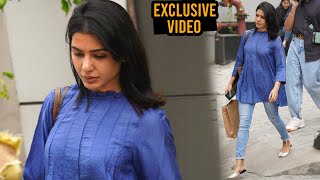 Samantha Akkineni Spotted At Shakuntalam Movie Shooting | Guna Sekar | Daily Culture