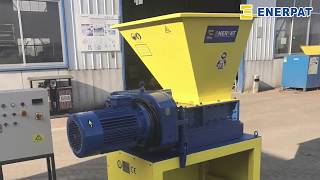 Enerpat Two Shafts Shredder for:pp woven bag,pe film etc