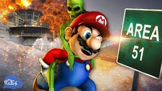 SMG4: Mario Raids Area 51