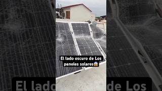 EL LADO OSCURO DE LOS PANELES SOLARES.  #electricidad #electricista #panelessolares #solarenergy