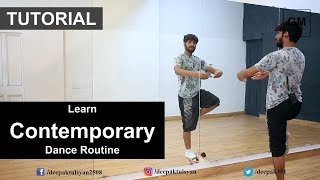 Contemporary Dance tutorial for Beginners | Dance Routine | Deepak Tulsyan | Hindi