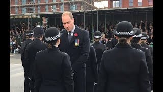 Prince William at the Met Police UK 'Passing Out Parade' at Hendon