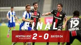 Hertha Berlin vs Bayer Leverkusen 2-0 | Highlights | Bundesliga - 20.06.2020