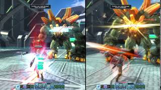 [PSO2] Luster's Max Distance Gap Closer PA vs PA Slide Step cancel