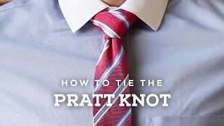 How to Tie A Perfect Pratt Necktie Knot