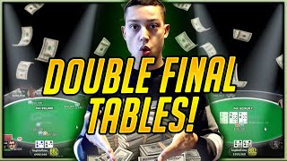 DOUBLE Final Table - $1050 Warm-up \u0026 $109 Bounty (2X FT Grind. Twitch Poker Highlights)