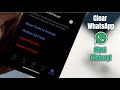 How to- Clear WhatsApp Chat History on iPhone!