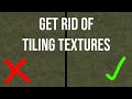 Get rid of tiling repeating textures & materials in Blender in 1 minute