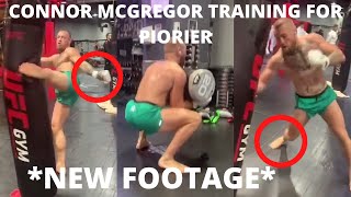 Connor McGregor Preparing for Rematch Against Dustin Poirier | *NEW FOOTAGE 2021*