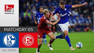 Terodde scored Twice! | FC Schalke 04 - Fortuna Düsseldorf 3-1 | All Goals | MD 5 –  Bundesliga 2