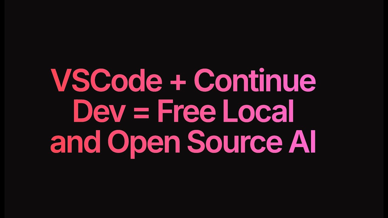 The Best Free Alternative To Github Copilot Vscode Continue Dev