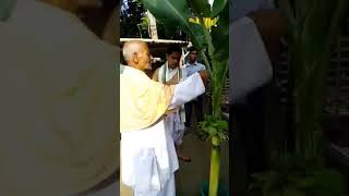 Navapatrika Sananam(bath) in Durga Puja in Bangladesh.(দূর্গা পূজার নবপত্রিকা স্নান)