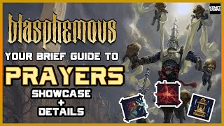 Blasphemous - Wounds Of Eventide - All Prayers Showcase [Brief Guide + Links + Updated DLC Map]