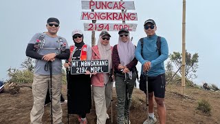 Summit Bukit Mongkrang 2194 mdpl #lari #hiking #running