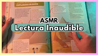 Asmr inaudible/Lectura inaudible con libro Historia Universal / El Egipto de los Faraones.