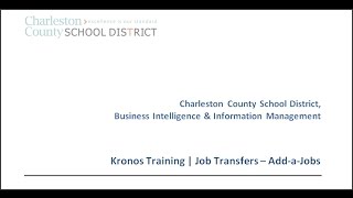 Kronos | Job Transfers - Add-a-Jobs