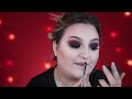 black u0026 red smokey eye holiday makeup tutorial rawbeautykristi