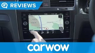 Volkswagen Golf 2017/ 2018 Discover Navigation System and interior review | Mat Watson Reviews
