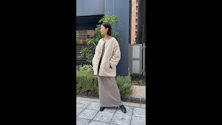 【URBAN RESEARCH】リバーシブルボアキルティングコート