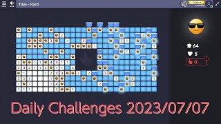 【New Microsoft Minesweeper】  Daily Challenges  2023/07/07