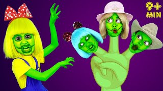 Zombie Finger Family Epidemic Song + More | Nursery Rhymes & Kids Songs