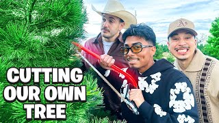 We Chopped DOWN Our OWN CHRISTMAS TREE !!