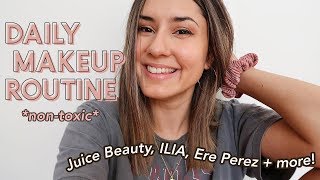 EVERYDAY MAKEUP ROUTINE | Non-toxic + green beauty products!