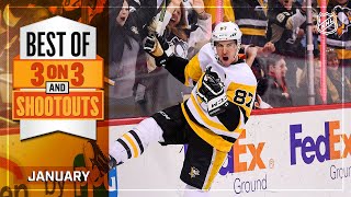 Best 3-on-3 Overtime and Shootout Moments from January | NHL