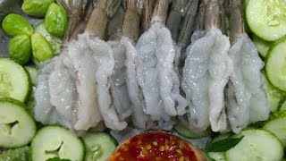 ซาซิมิกุ้งขาวเนื้อเด้งๆหวานๆครับผม🦐🦐🦐🦐