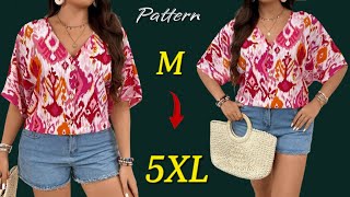 🌹New Trends♥️Stylish Trendy Blouse This Year's ✂️ Pattern for a Beautiful Blouse 💃Cut and Sew