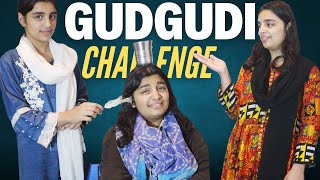 GUDGUDI CHALLENGE 🤣 WITH SISTERS!!! | DIMPLESISTERS