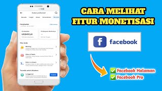 cara melihat fitur monetisasi facebook terbaru