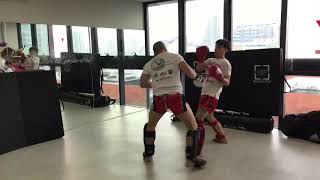 Sparring with JW