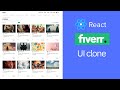 React Fiverr App Design Tutorial | React UI Full Course for Beginners