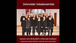 Detmolder Vokalensemble: Konzertausschnitt Bach-Motette vom 18.02.2024