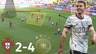 How Robin Gosens DESTROYED Santos' Portugal | Portugal vs Germany 2-4 | Tactical Analysis