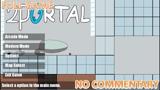2DPortal (Portal 2D Fangame) Full Walkthrough [No Commentary]