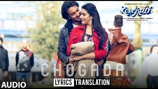 Chogada tara | Loveratri | Darshan Raval | Asees Kaur | Englsih translation