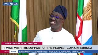 JH Exclusive: PDP Confirmed I Won Edo Governorship Election With 10,000 Votes - Gov Okpebholo