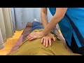 asmr professional massage u0026 tok sen. loosen stiff shoulder u0026 lower back pain