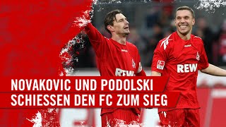 Doppelpack Podolski & Doppelpack Novakovic zum FC-Sieg gegen Mainz 2010/11 | Bundesliga-Highlights