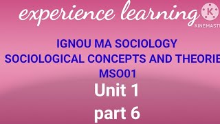 IGNOU MA SOCIOLOGY MSO01 EXPLAINED IN MALAYALAM